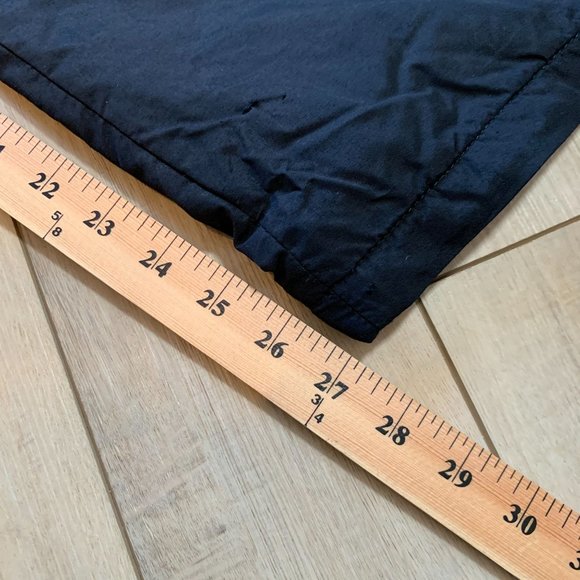 Vintage LL Bean Ski Pants Full Side Zip Thinsulate Mens Size Regular Large Black - Picture 5 of 12